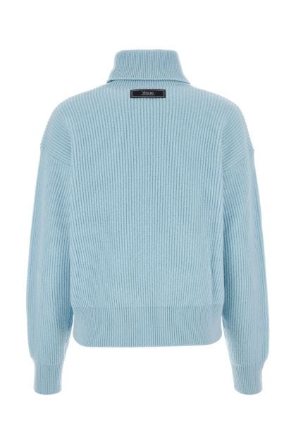 Light blue wool sweater