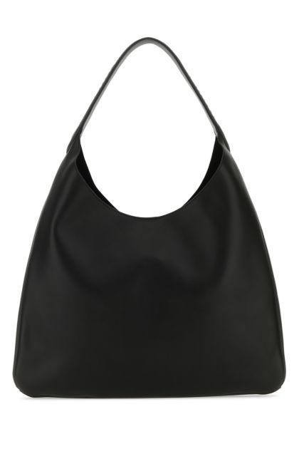 Black leather Metropolitan shoulder bag