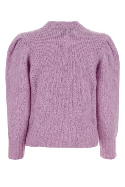 Lilac mohair blend Emma sweater