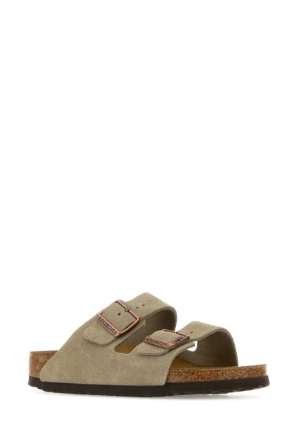 Grey suede Arizona slippers 