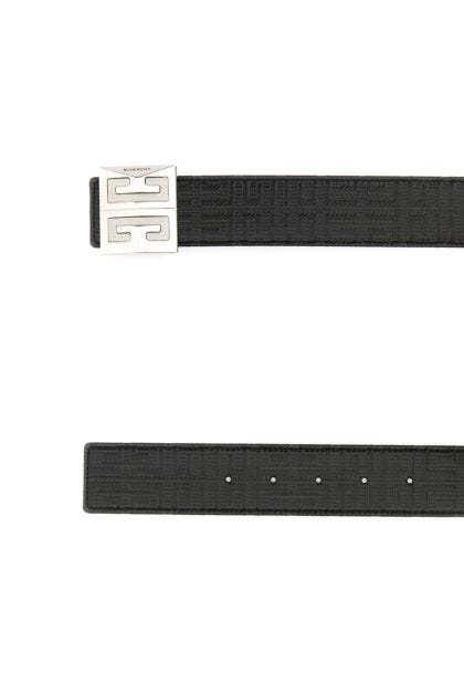 Black canvas reversible 4G belt