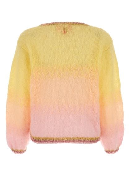 Multicolor mohair blend sweater 