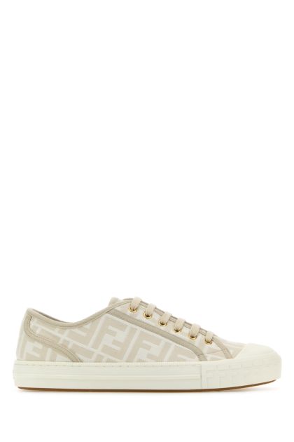 Embroidered nylon blend Dominio sneakers