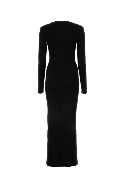 Black stretch viscose dress