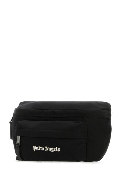 Black canvas belt bag 