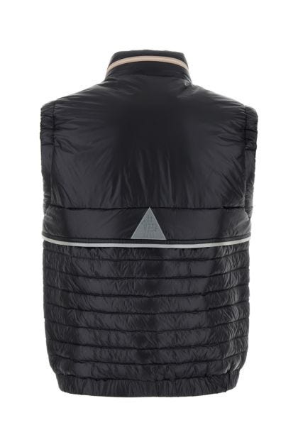 Black nylon Gumiane down jacket 