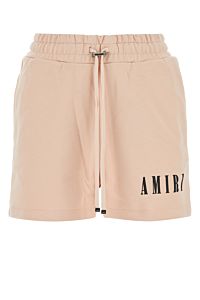 Pastel pink cotton shorts